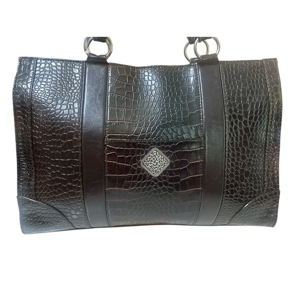 Coldwater Creek Juliana Croco Tote - NWT - Picture 2 of 8